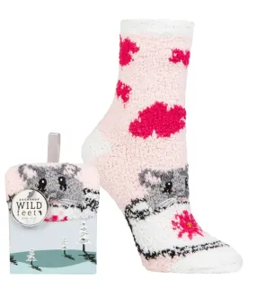 1 Pair Wild Feet Womens Lounge Sock Gift Box