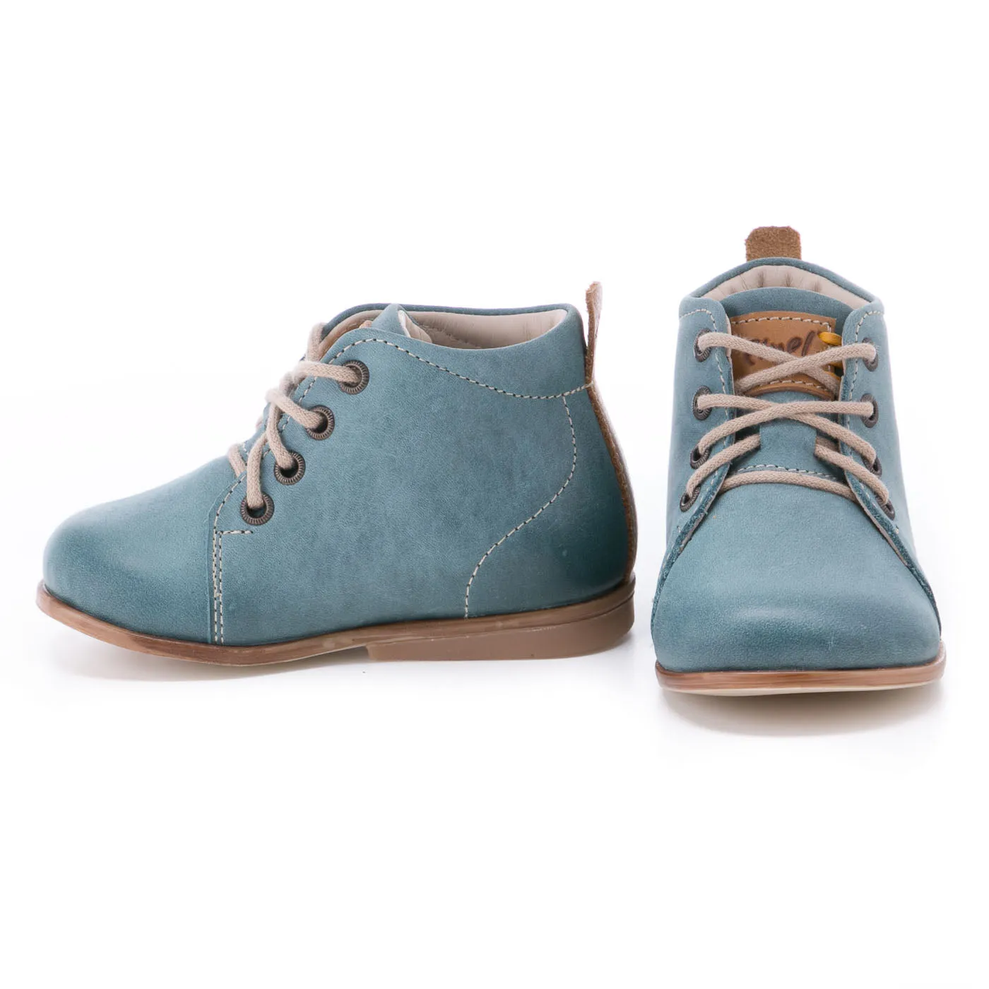 (1075-23) Emel blue First Shoes