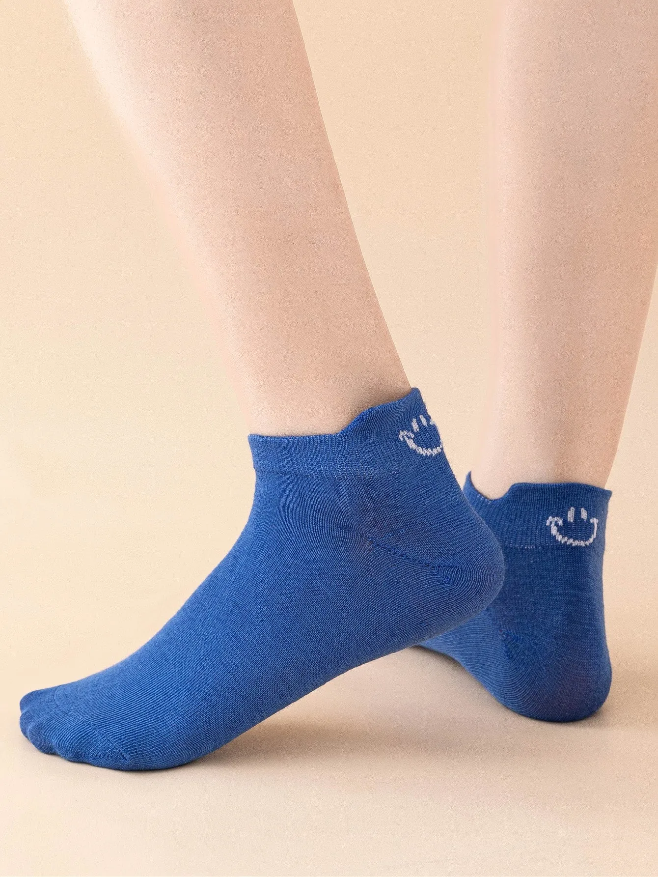 10pairs Solid Ankle Socks