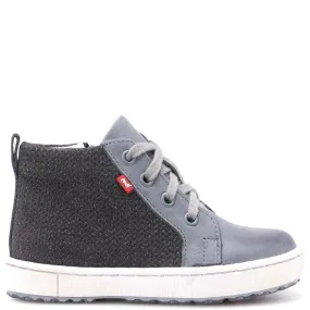 (2624-11) Emel shoes grey sneakers with zipper