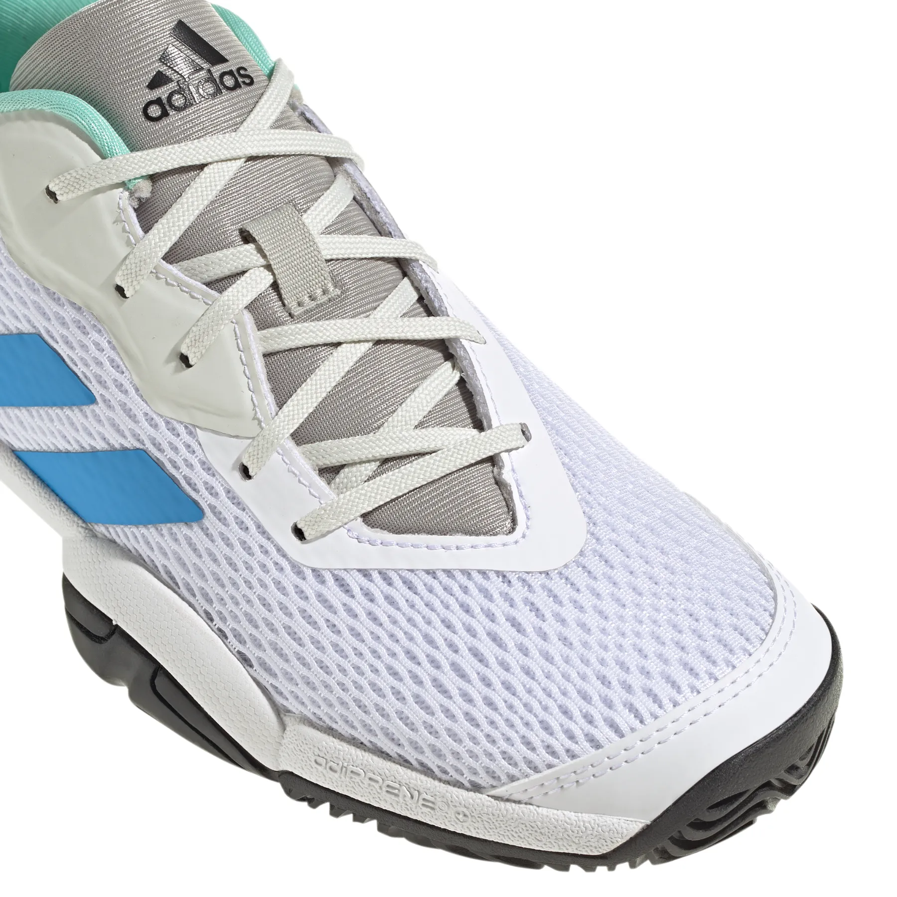 Adidas Performance Barricade Kids Tennis Shoes - Cloud White/Pulse Blue/Core Black