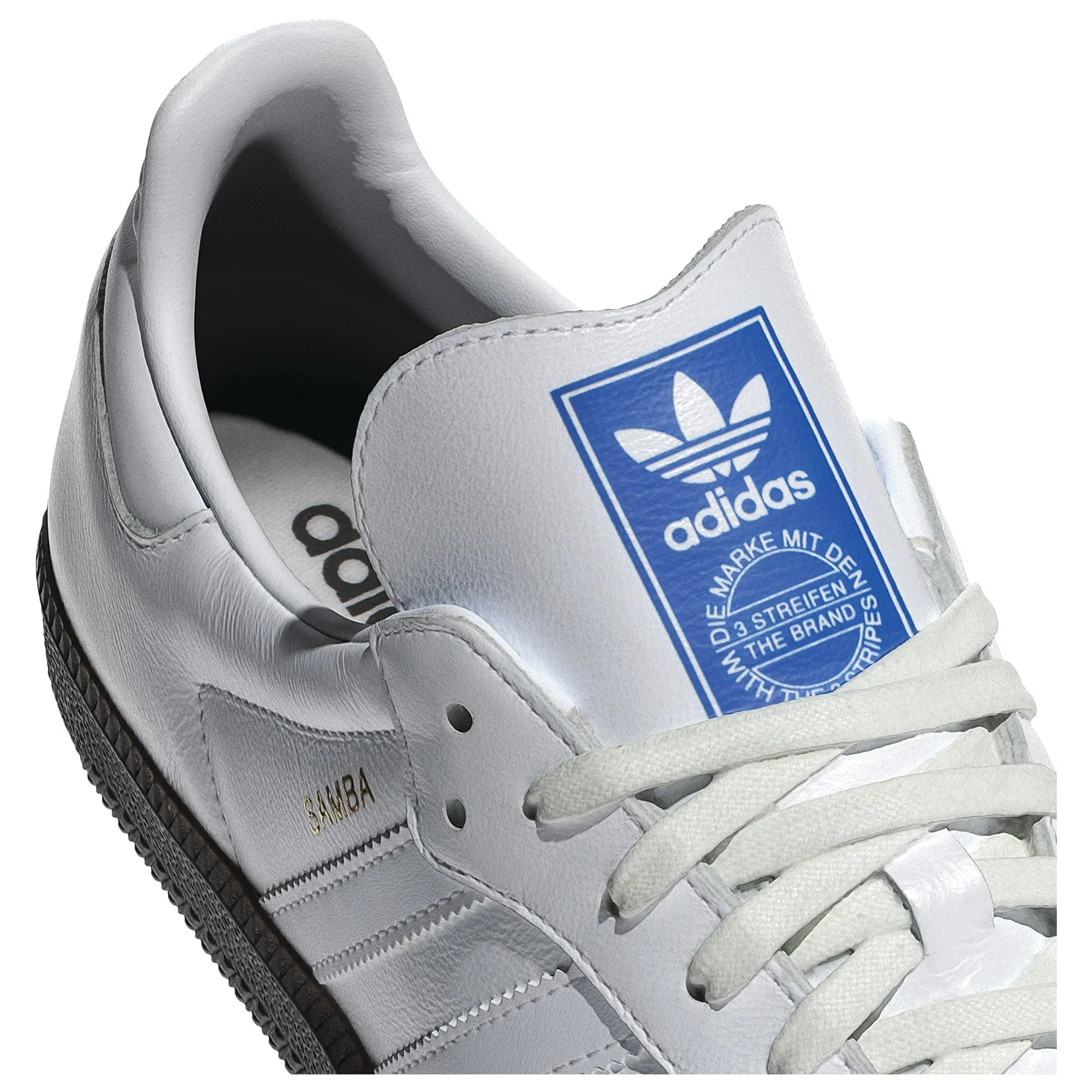 ADIDAS SAMBA OG - WHITE/WHITE/GUM