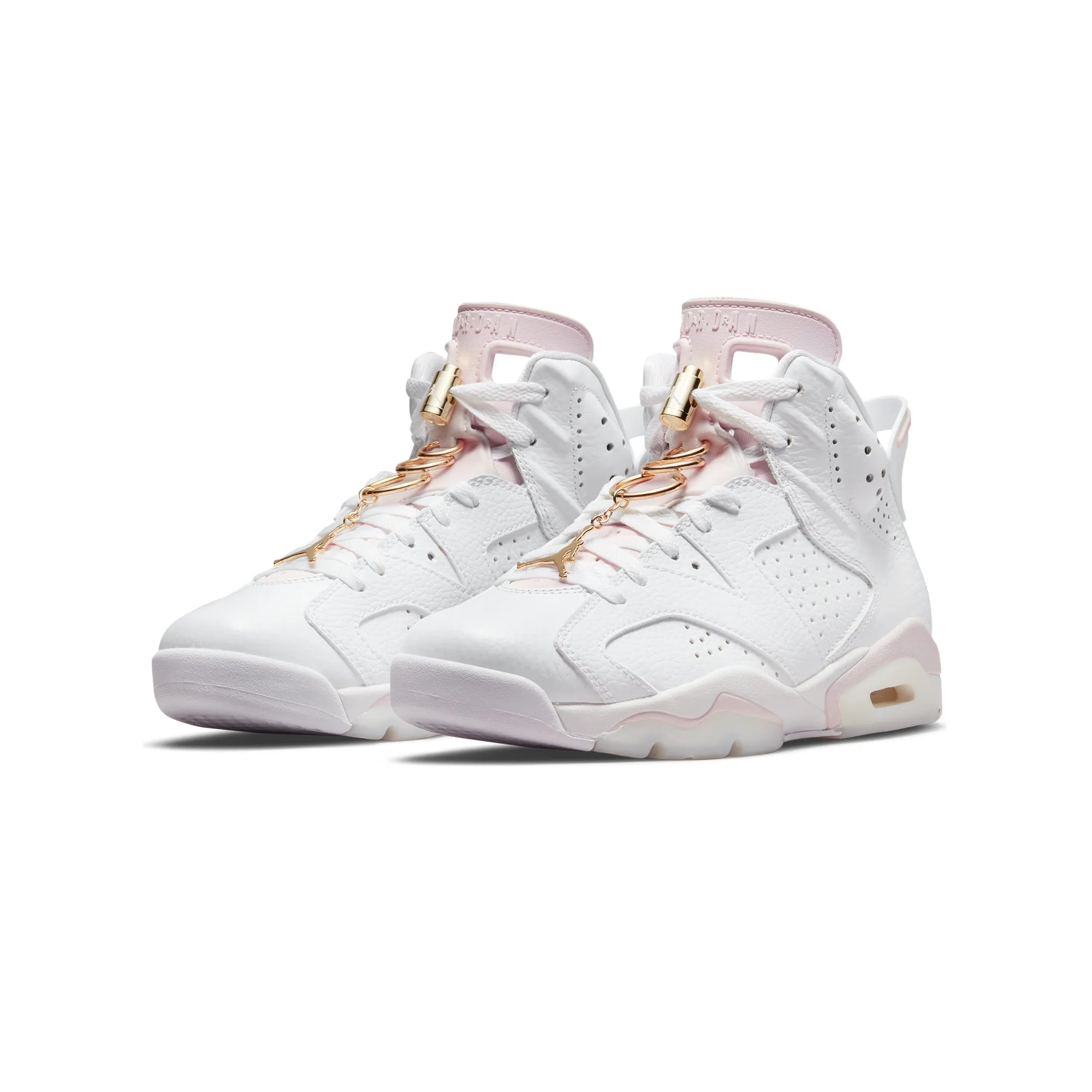 Air Jordan Womens 6 Retro Gold Hoop Shoes