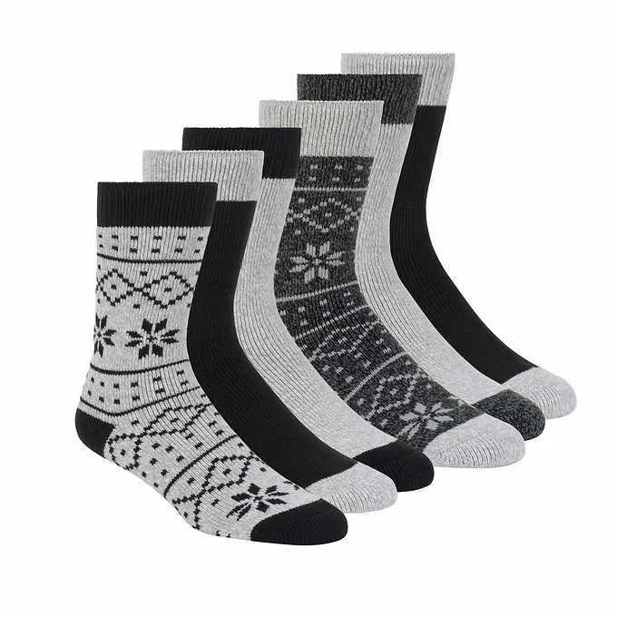 Avalanche Women's 6 Pair Ultimate Thermal Crew Sock