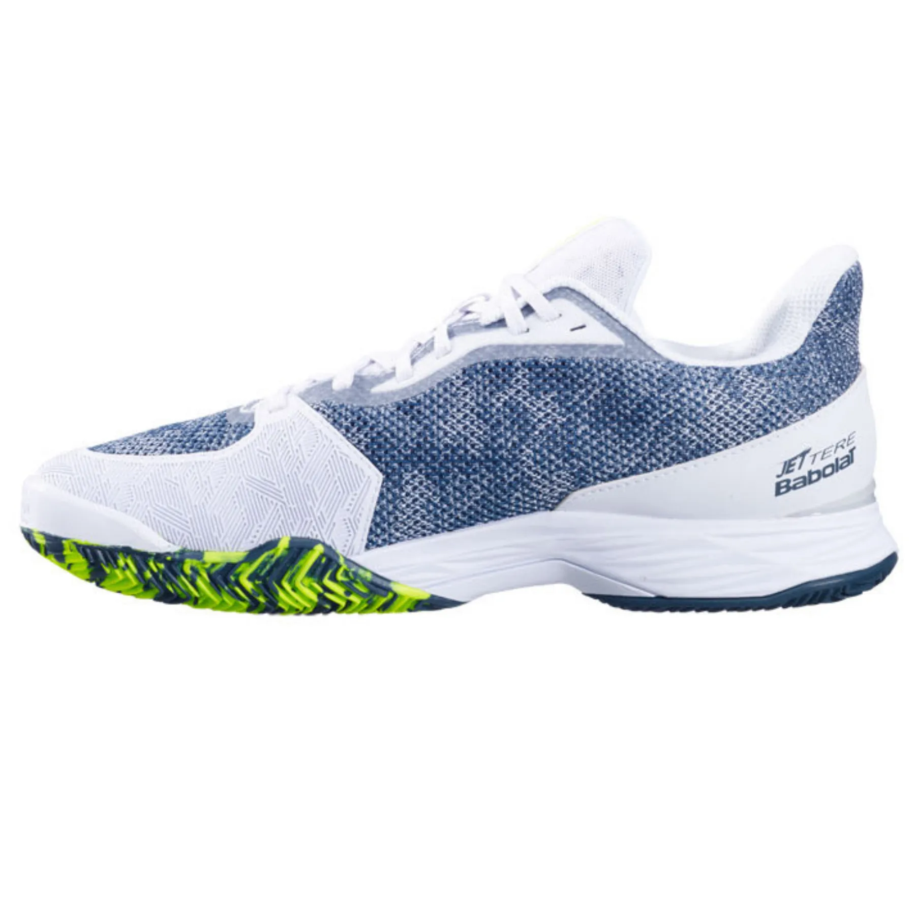 Babolat Jet Tere Clay Men's Tennis Shoes -  White/Dark Blue