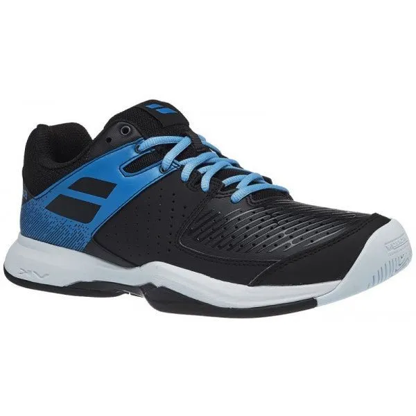 Babolat Pulsion All Court Men White Blue Handball Volleyball Tennis Shoes