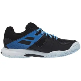 Babolat Pulsion All Court Men White Blue Handball Volleyball Tennis Shoes