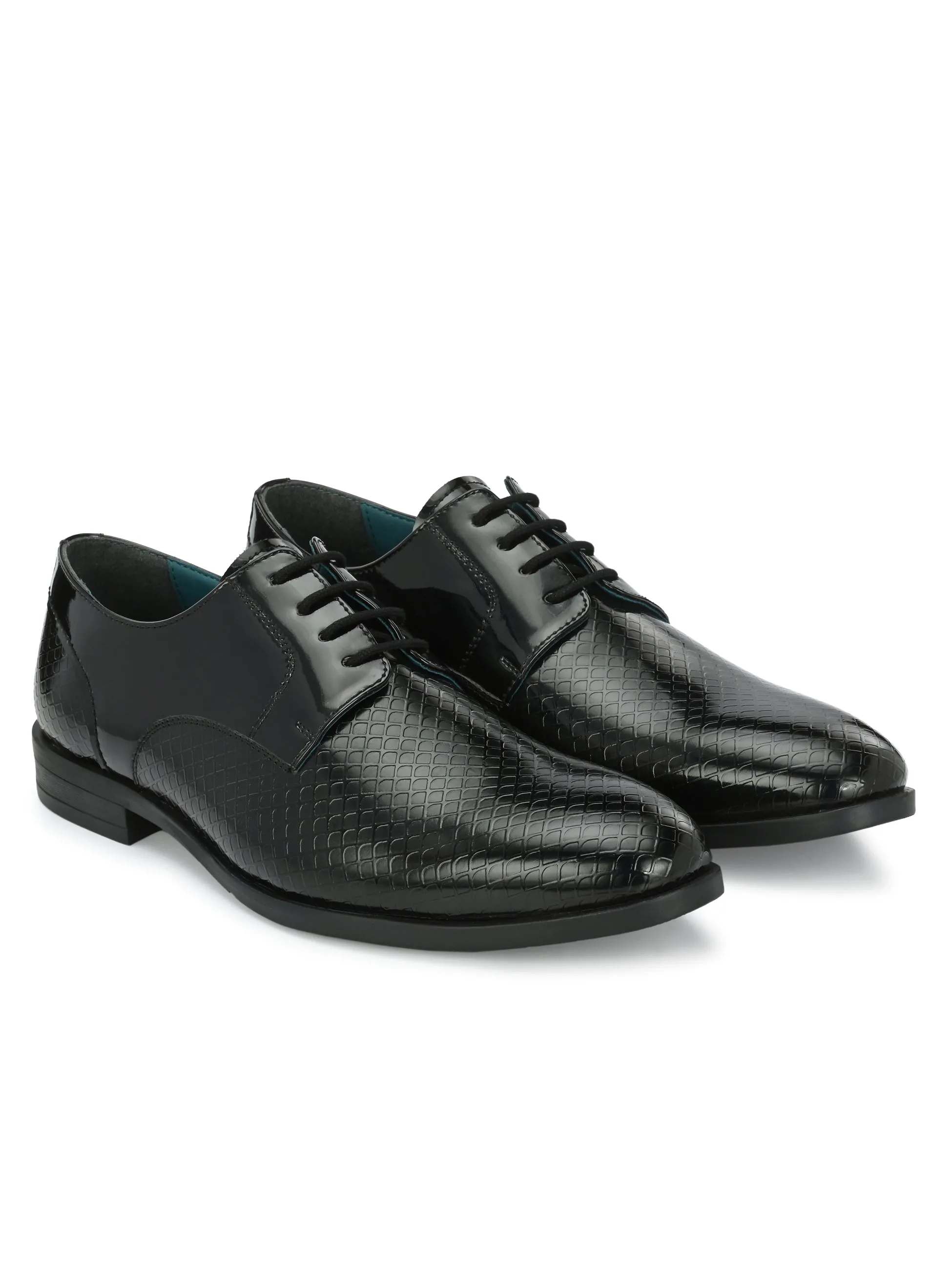 Balmoral Black Derby Shoes