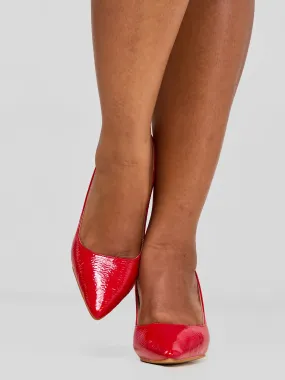 Be Unique All Weather Chunky Heel - Red