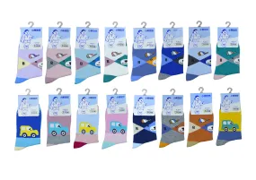 C1318 YOBEAR Kids Socks 6-10 Year 3-Pairs Pack