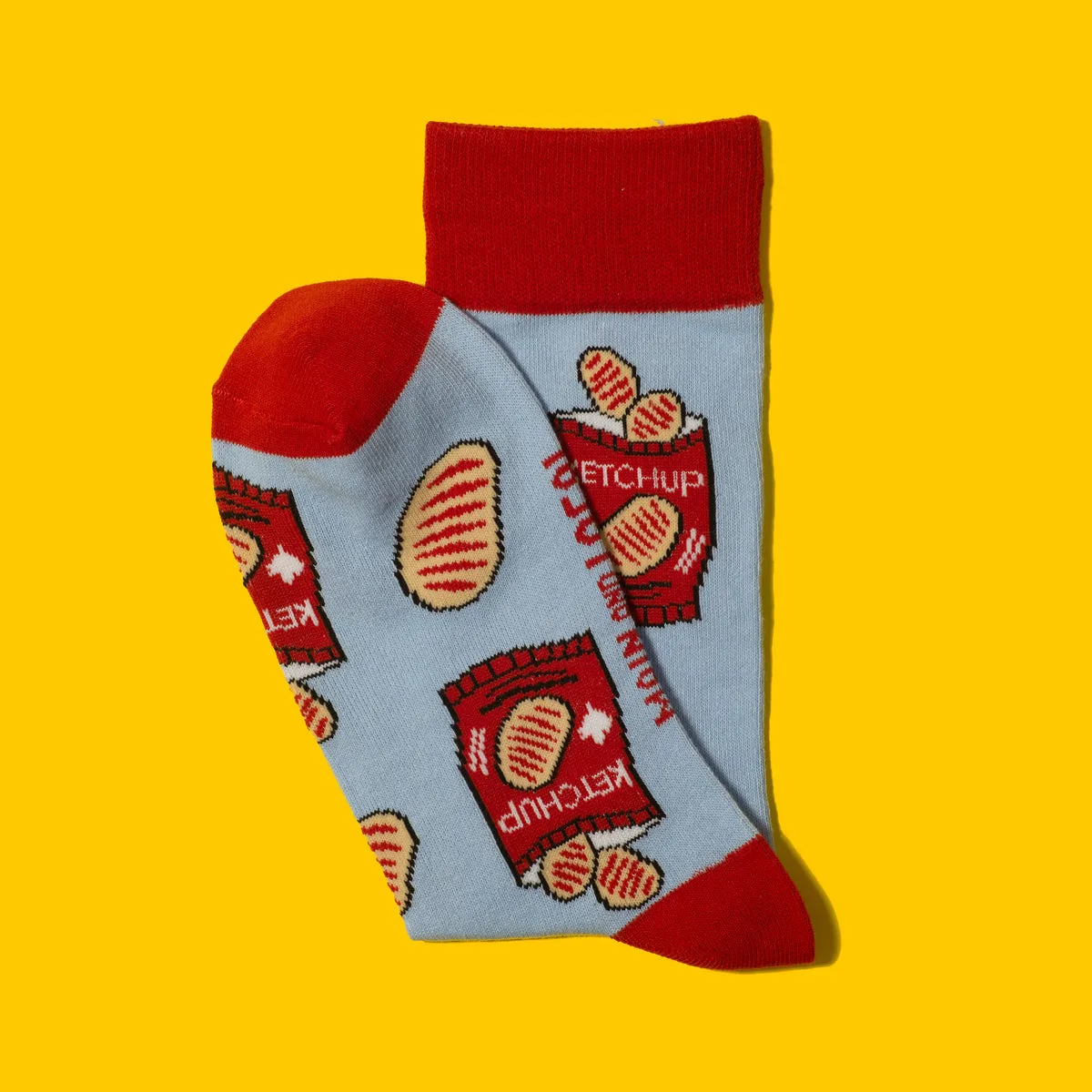 CANADIAN KETCHUP CHIPS SOCKS