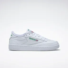 Club C 85 Shoes White/Glen Green/Gold Met