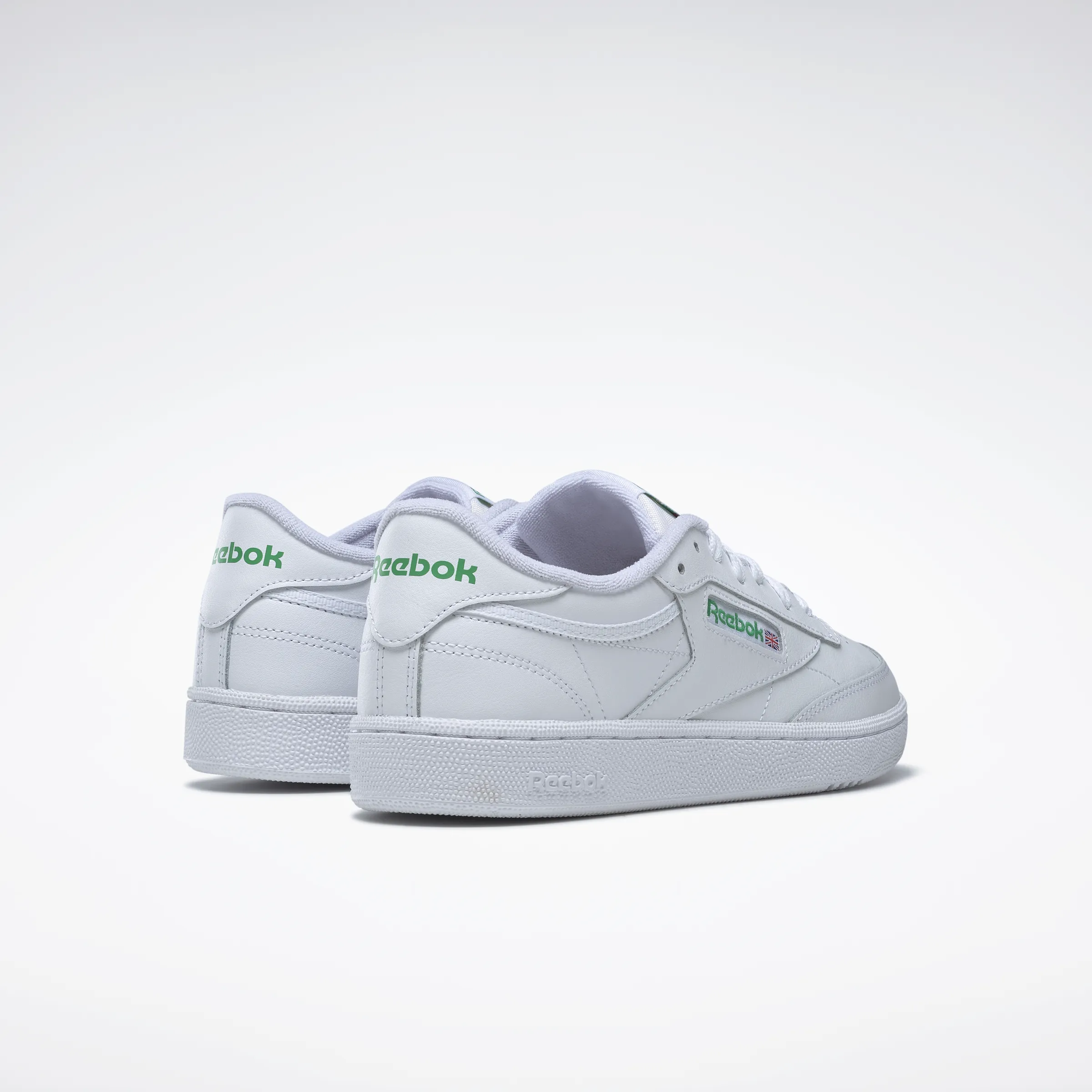 Club C 85 Shoes White/Glen Green/Gold Met