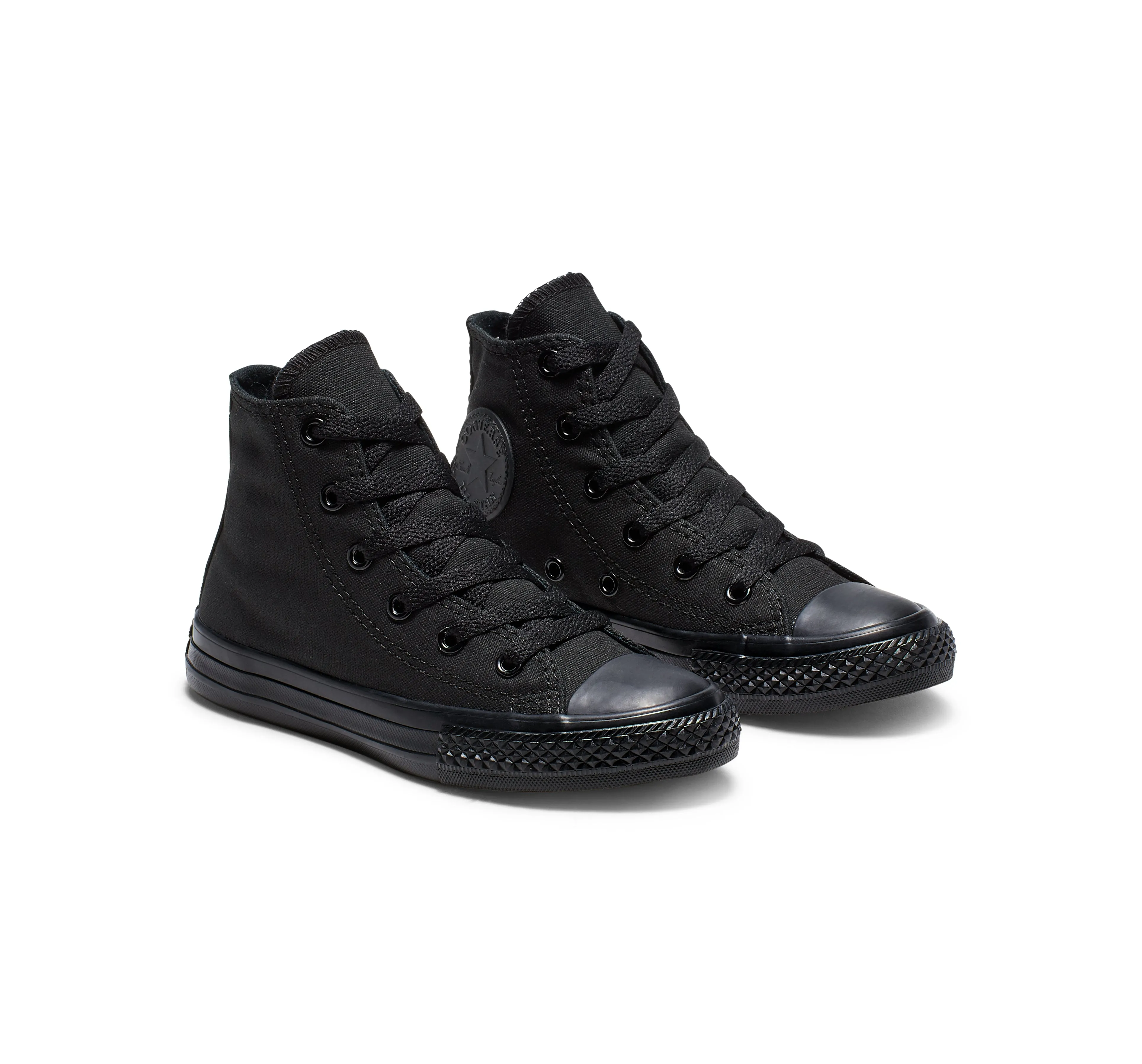 Converse Kids Chuck Taylor All Star Junior High Top Black Monochrome