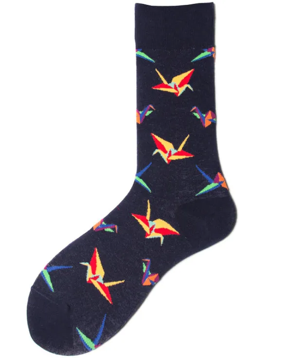 Crew Socks | Funky Socks - Origami