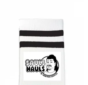 Custom Design Striped Crew Socks - Medium