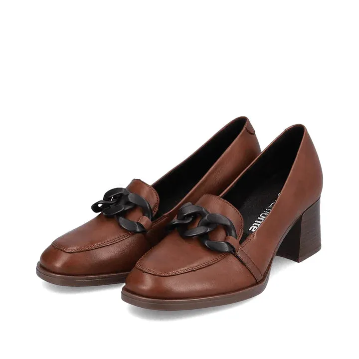 D0V00-22 Slip On Heel Chestnut