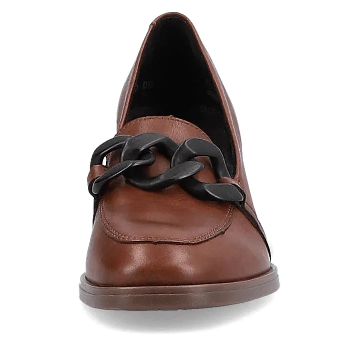 D0V00-22 Slip On Heel Chestnut