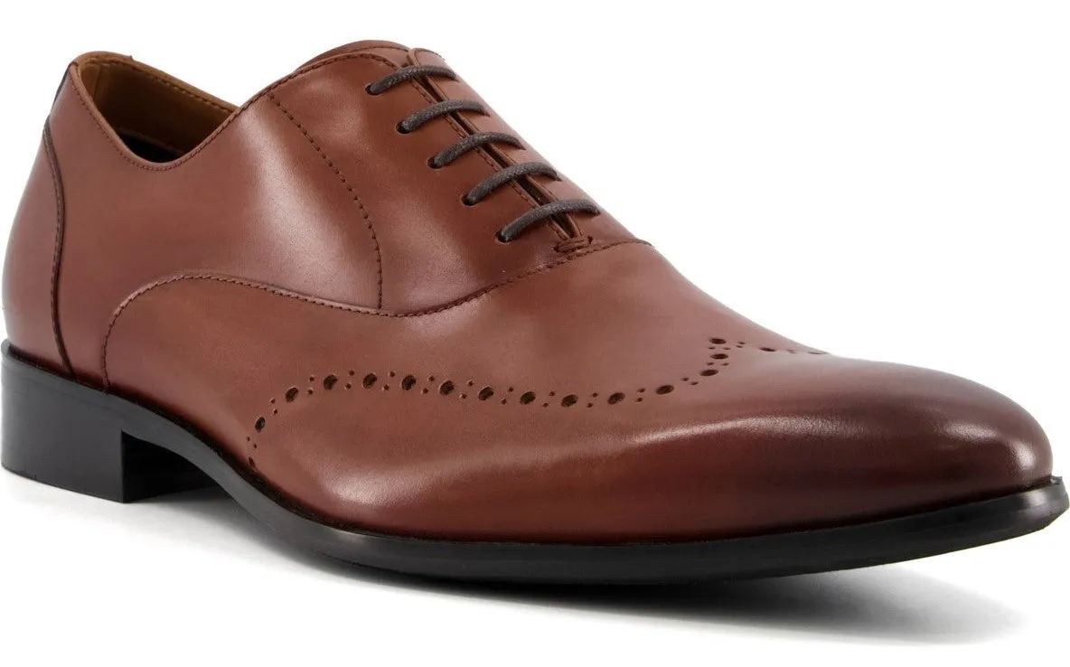 Dune Sycon Mens Leather Lace Up Oxford Shoe