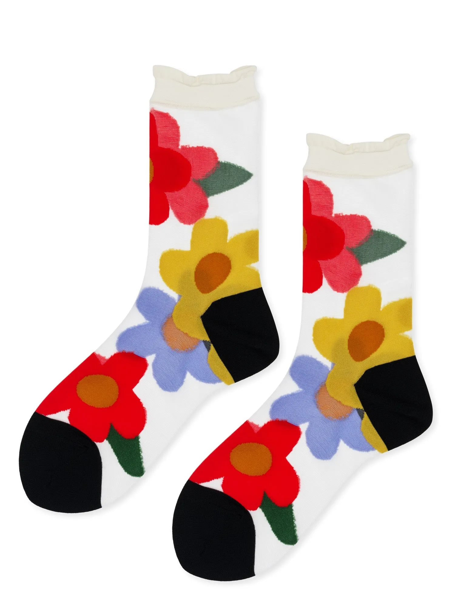 Ethel Sheer Crew Socks