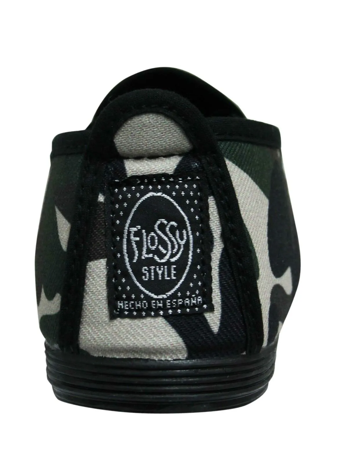 Flossy Style Bruno Mens Camo Plimsolls