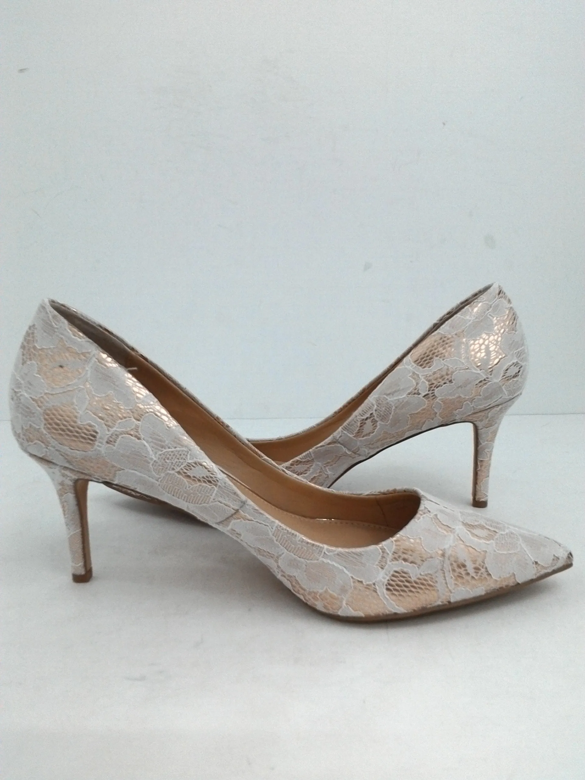 Jewel Badgley Mischka Women's Rose Gold Heel