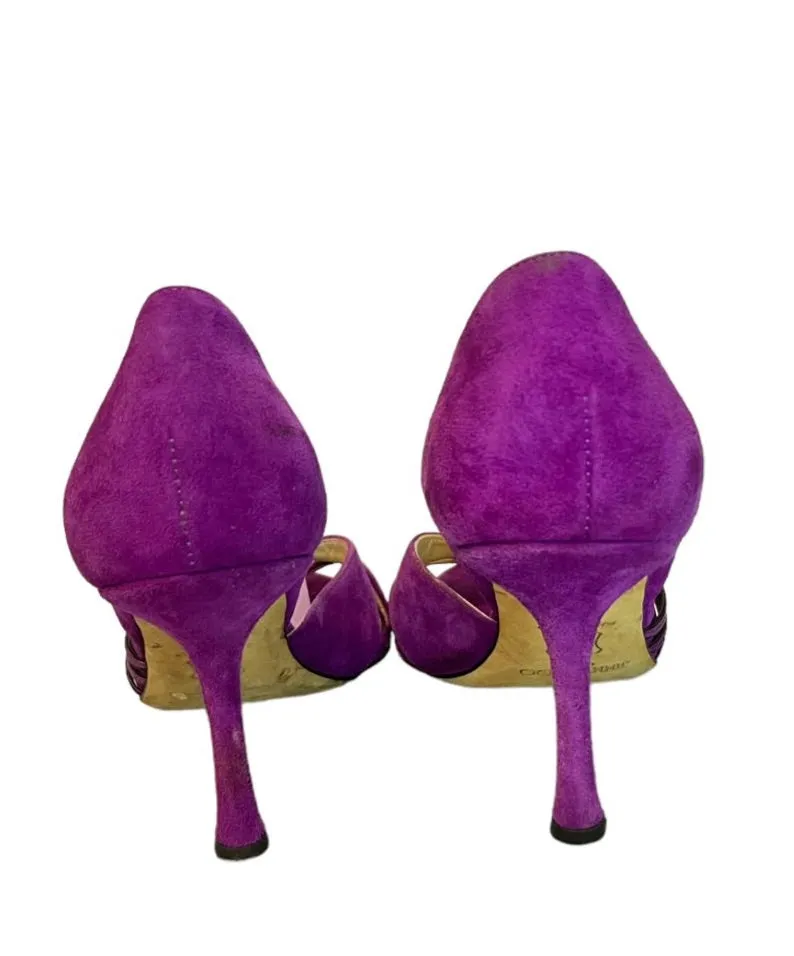 Jimmy Choo Purple Heels (PREOWNED)