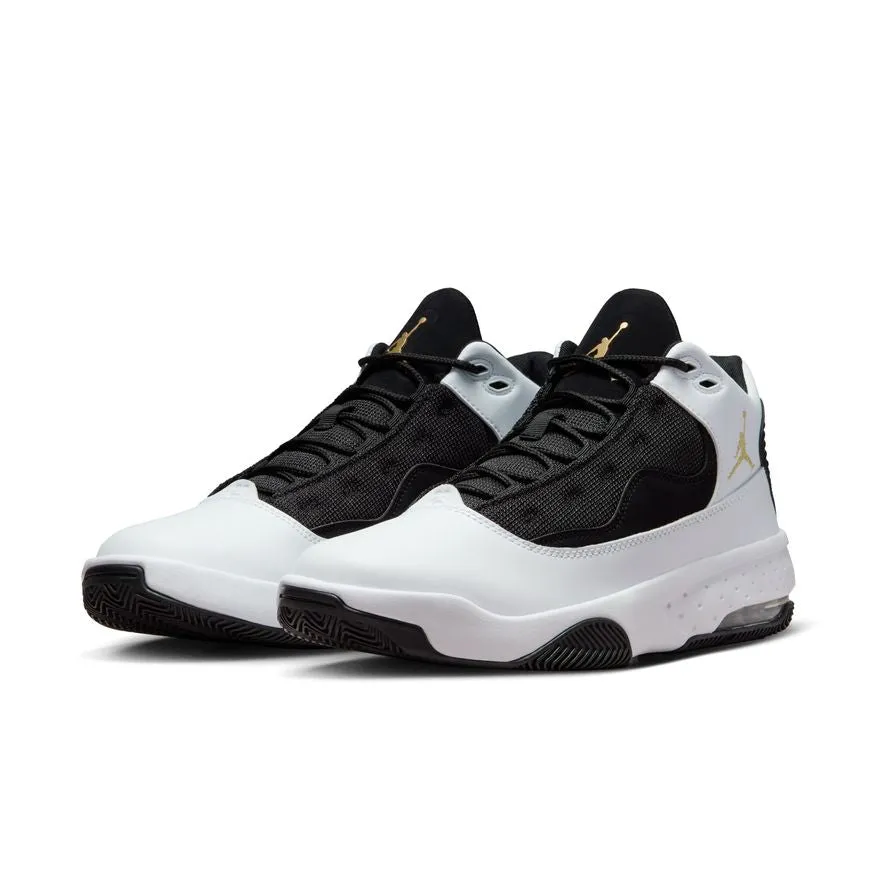 Jordan Max Aura 2 Men’s Sneakers - White/Black/Red Casual Athletic Shoes CK6636-107