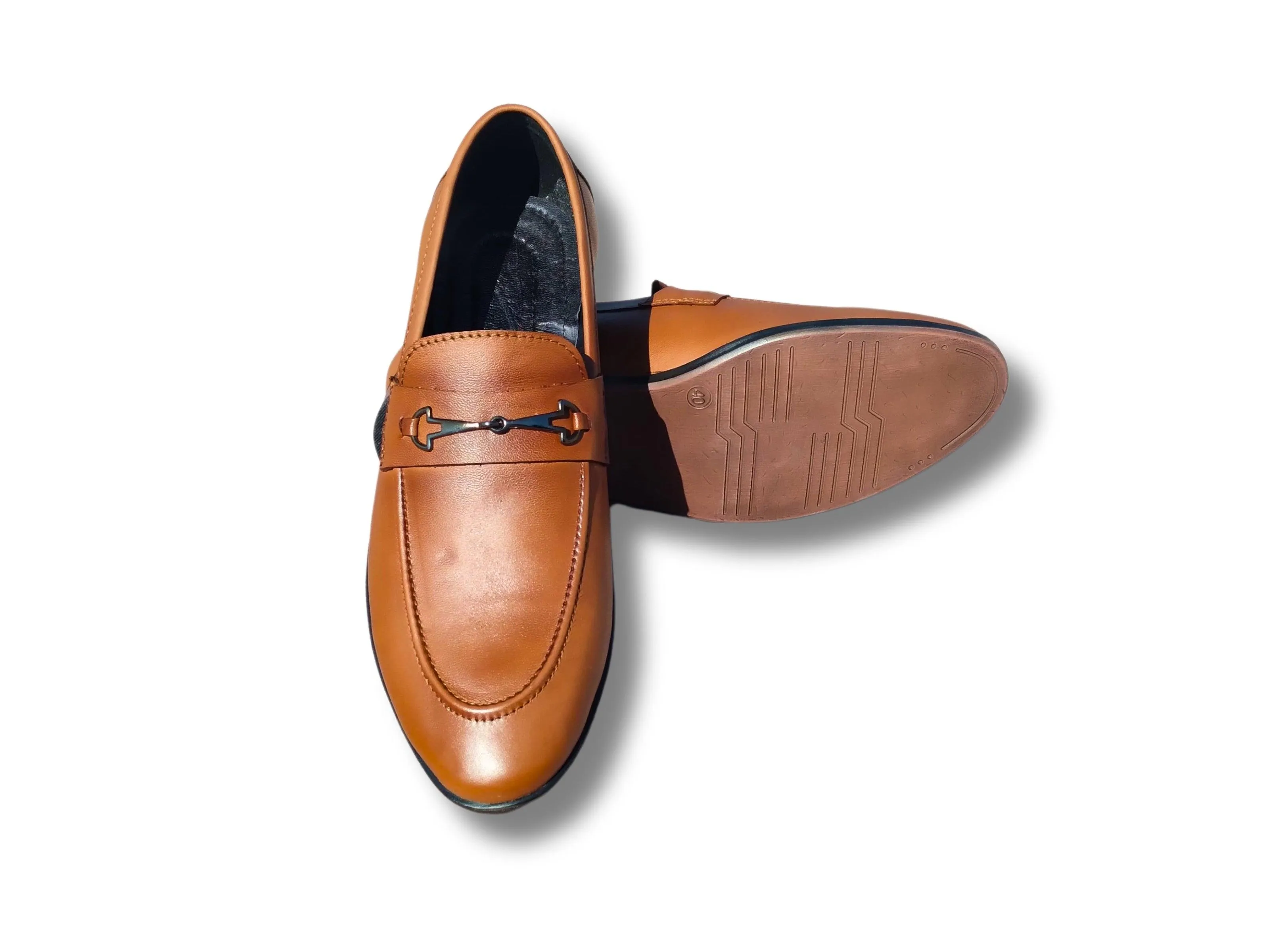 Loafer Shoes Genuine Leather Brown