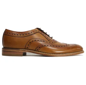 Loake Mens Shoes Fearnley Brogue Wingtip Lace-Up Oxford Leather - UK 10