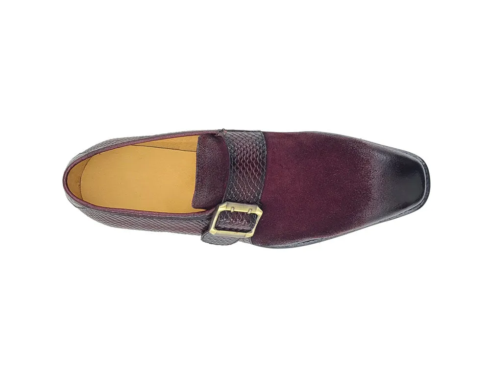 Multi Media Buckle Monkstrap Slip-on