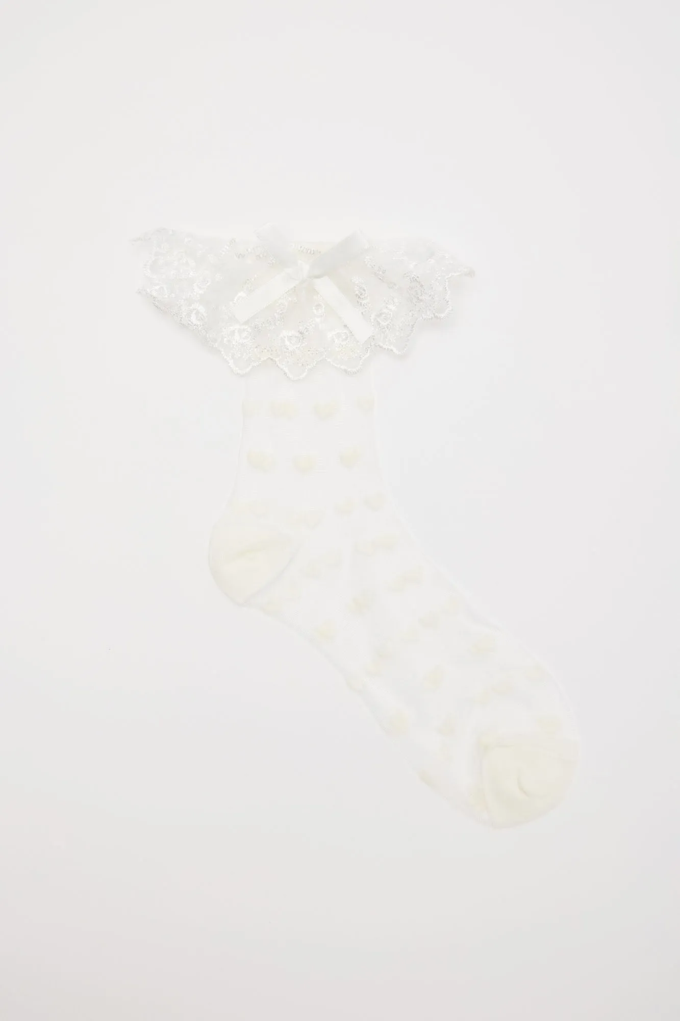 Not Your Babydoll Socks - White