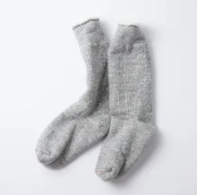 Rototo - Double Face Crew Socks - M. Gray