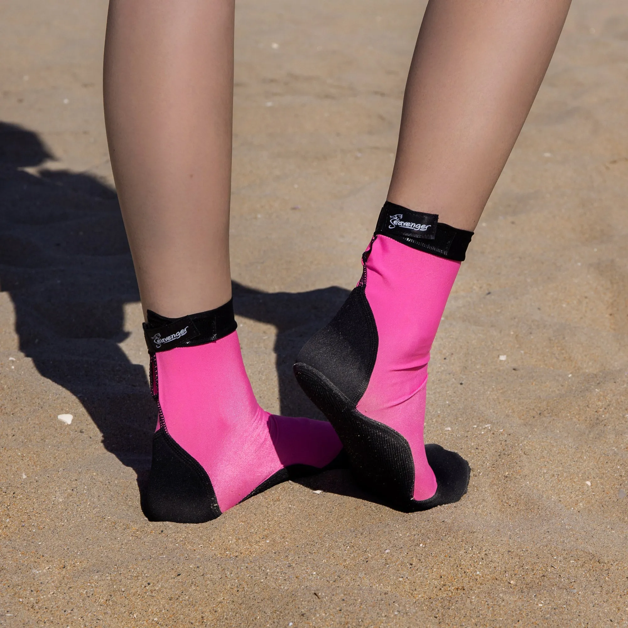 Tall SeaSnug Beach Socks - Pink