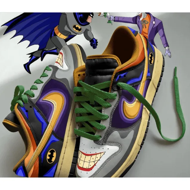 The Batman vs The Joker Dunks