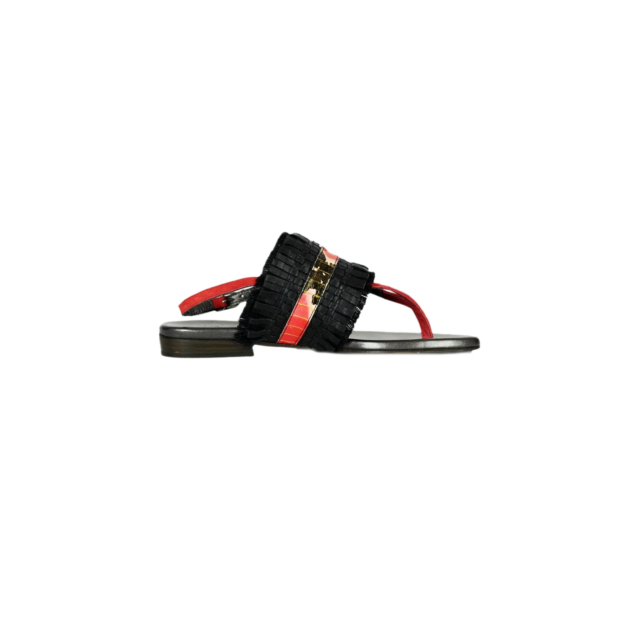 Thong Sandal Intreccio Red