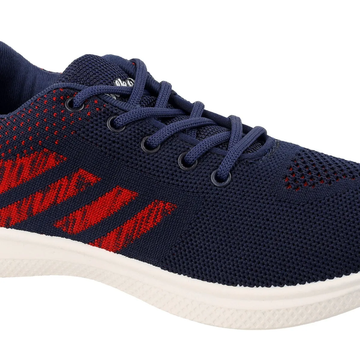 Walkaroo Kids Pull-on Sock Shoes - WS3054 Navy Blue Red